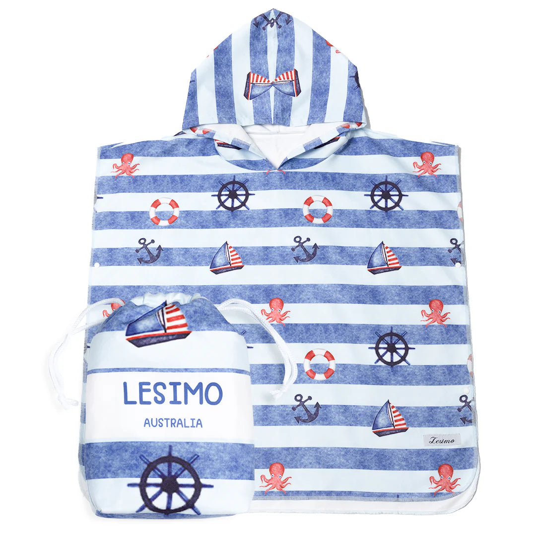 Small Sand Free Kids Hooded Towel