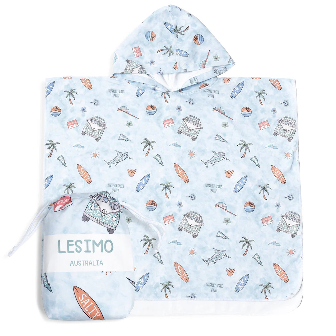 Small Sand Free Kids Hooded Towel